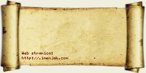 Olga Mladenović vizit kartica